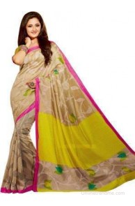 Ishin Printed Bhagalpuri Silk Sari